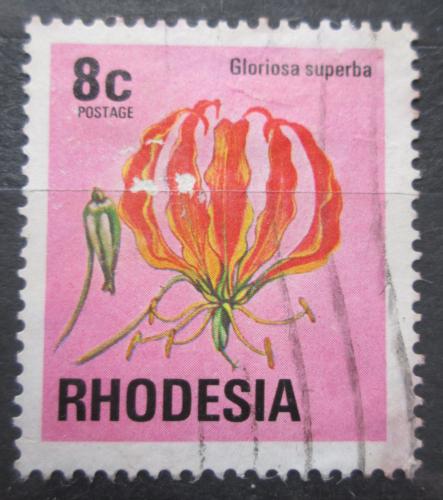 Poštová známka Rhodésia 1976 Glorióza vznešená Mi# 175
