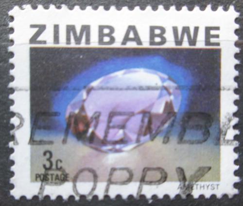 Poštová známka Zimbabwe 1980 Ametyst Mi# 228