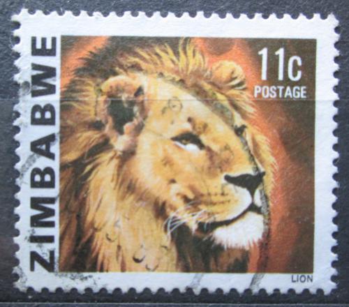 Poštová známka Zimbabwe 1980 Lev Mi# 233