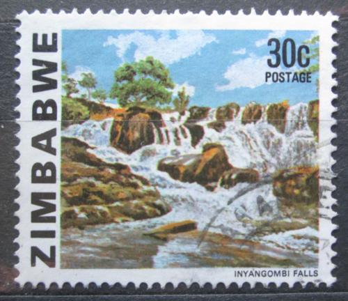 Poštová známka Zimbabwe 1980 Vodopády Inyamgombi Mi# 239