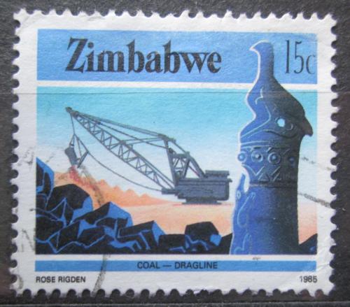 Potov znmka Zimbabwe 1985 Tba uhl Mi# 317 A - zvi obrzok