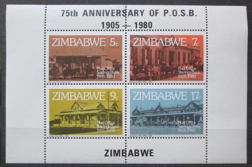 Poštové známky Zimbabwe 1980 Pošty Mi# Block 6