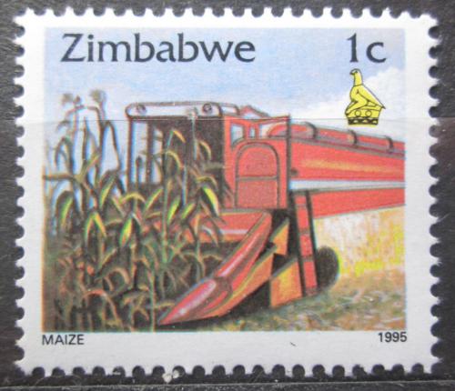 Poštová známka Zimbabwe 1995 Sklizeò kukuøice Mi# 538