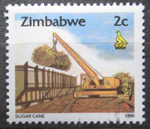 Poštová známka Zimbabwe 1995 Pøeprava cukrové tøtiny Mi# 539