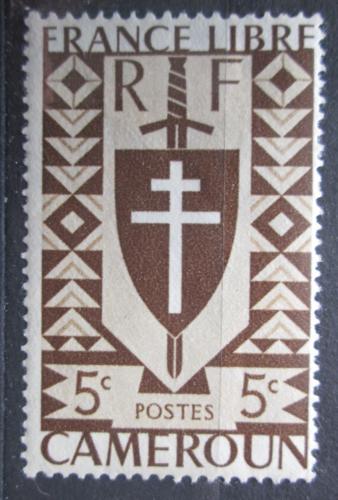 Poštová známka Kamerun 1942 Lotrinský køíž Mi# 224