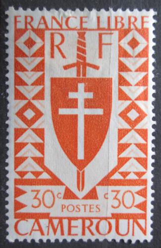 Poštová známka Kamerun 1942 Lotrinský køíž Mi# 227