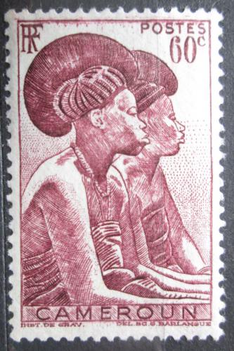 Poštová známka Kamerun 1946 Domorodkynì Mi# 274