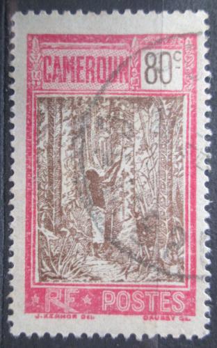 Poštová známka Kamerun 1938 Sbìr kauèuku Mi# 104