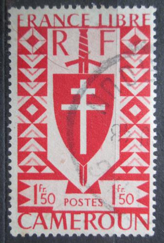 Poštová známka Kamerun 1942 Lotrinský køíž Mi# 231