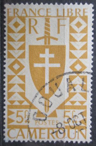 Poštová známka Kamerun 1942 Lotrinský køíž Mi# 235