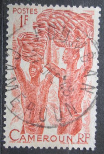 Poštová známka Kamerun 1946 Nosièi banánù Mi# 276
