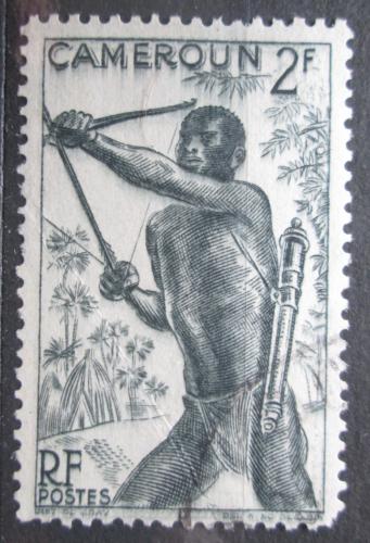 Poštová známka Kamerun 1946 Lukostøelec Mi# 279