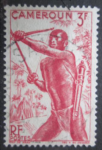 Poštová známka Kamerun 1946 Lukostøelec Mi# 280