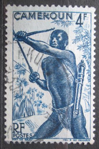 Poštová známka Kamerun 1946 Lukostøelec Mi# 282