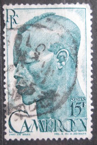 Poštová známka Kamerun 1946 Domorodec Mi# 286 b