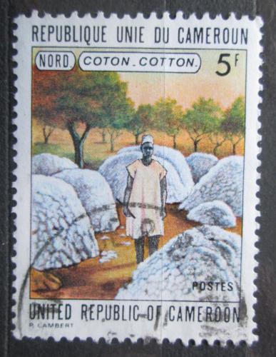 Poštová známka Kamerun 1973 Pìstování bavlny Mi# 722