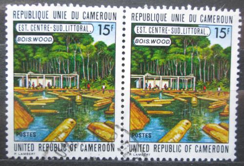 Poštové známky Kamerun 1973 Oøechové døevo pár Mi# 724
