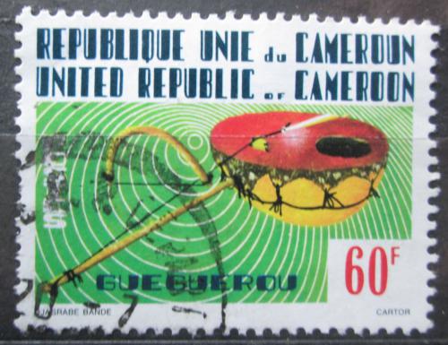 Poštová známka Kamerun 1978 Tradièní hudobný nástroj Mi# 896