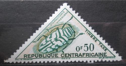 Poštová známka SAR 1962 Sternotomis virescens, doplatná Mi# 2