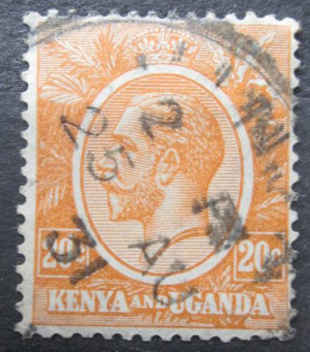 Potov znmka Kea a Uganda 1922 Kr Juraj V. Mi# 6