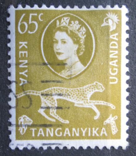Poštová známka K-U-T 1960 Gepard štíhlý Mi# 116
