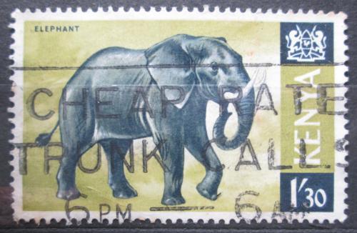 Poštová známka Keòa 1966 Slon africký Mi# 29