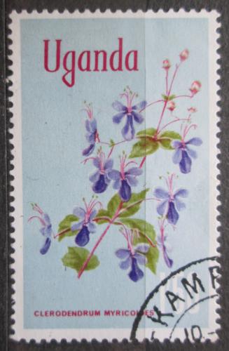 Poštová známka Uganda 1969 Clerodendrum myricoides Mi# 115