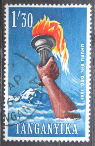 Poštová známka Tanganyika 1961 Pochodeò a Kilimandžáro Mi# 105