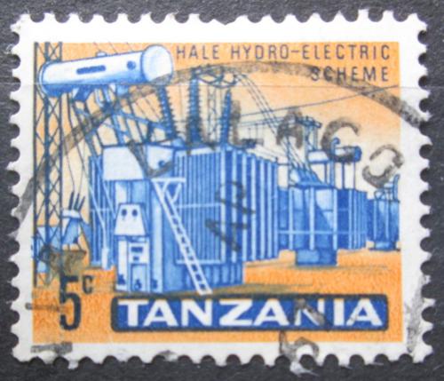 Potov znmka Tanznia 1965 Elektrostanice Mi# 5 - zvi obrzok