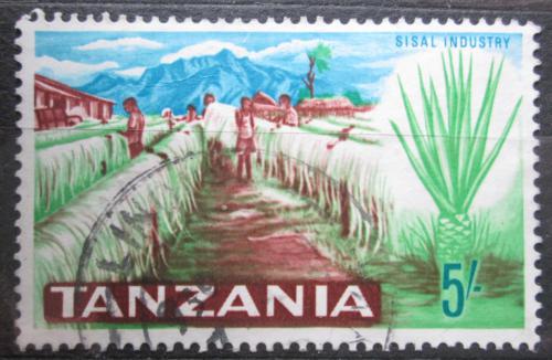 Poštová známka Tanzánia 1965 Agáve sisalová Mi# 16