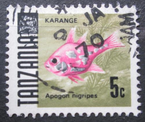Potov znmka Tanznia 1967 Apogon nigripes Mi# 19 - zvi obrzok