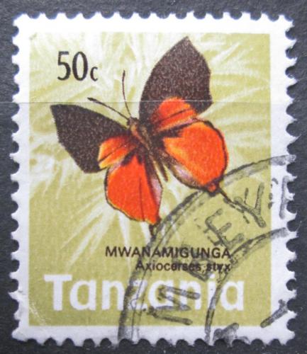 Poštová známka Tanzánia 1973 Axiocerses styx Mi# 41