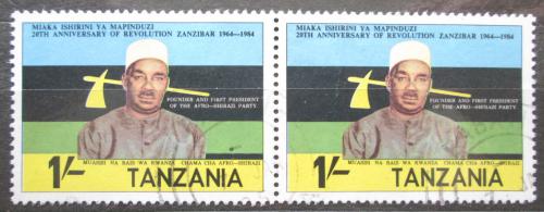 Poštové známky Tanzánia 1984 Šach Abeid Amani Karume pár Mi# 237
