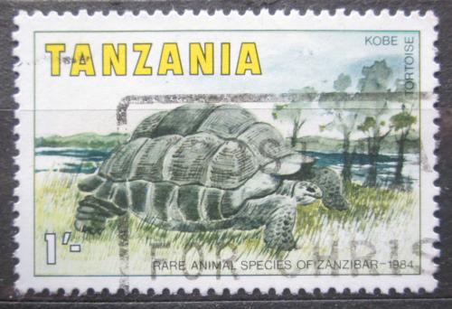Poštová známka Tanzánia 1985 Korytnaèka obrovská Mi# 258