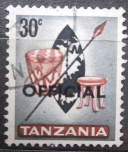 Poštová známka Tanzánia 1965 Tradièní pøedmìty, úøední Mi# 5