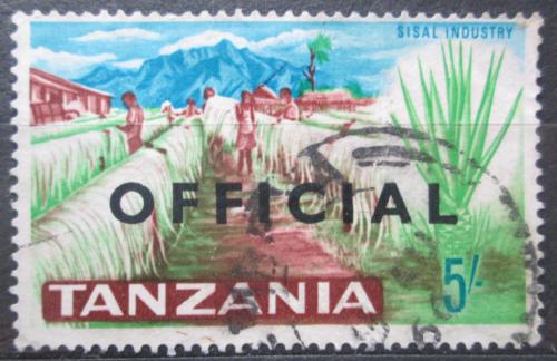 Poštová známka Tanzánia 1965 Agáve sisalová, úøední Mi# 8 III Kat 12€ 