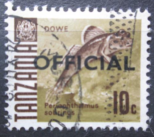 Poštová známka Tanzánia 1967 Periophthalmus sobrinus, úøední Mi# 10 I