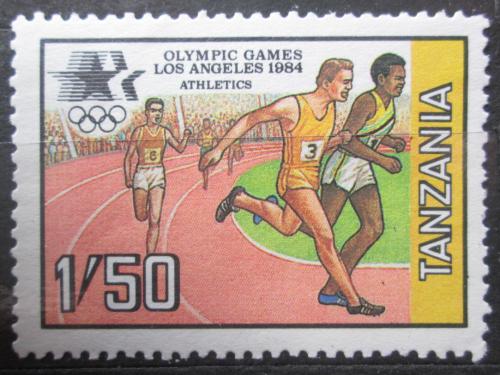 Poštová známka Tanzánia 1984 LOH Los Angeles Mi# 243