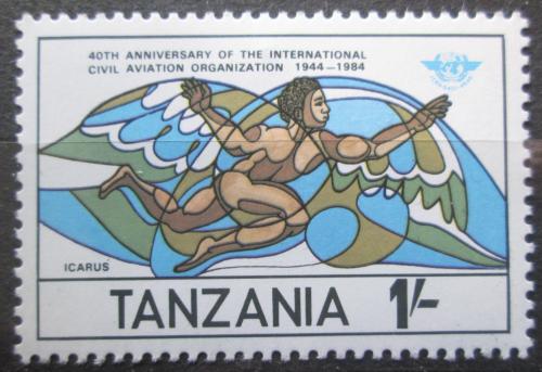 Poštová známka Tanzánia 1984 Ikarus Mi# 246