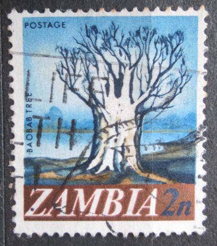 Poštová známka Zambia 1968 Chlebovník Mi# 40