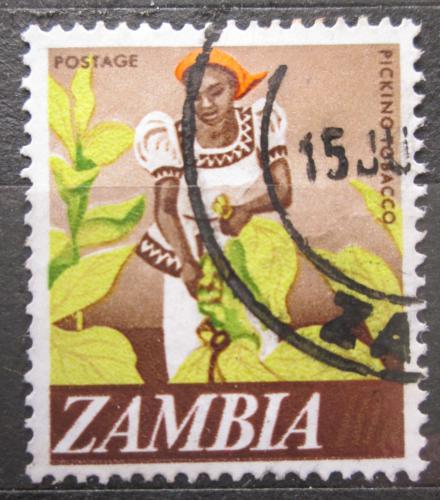 Potov znmka Zambia 1968 Sklize tabku Mi# 44 - zvi obrzok