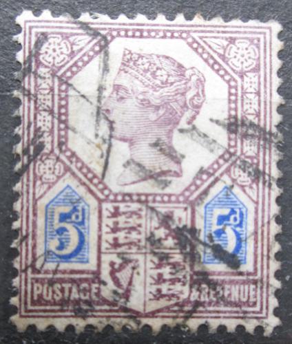 Poštová známka Ve¾ká Británia 1887 Krá¾ovna Viktória Mi# 93 Kat 9€