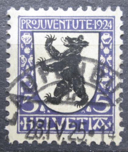 Poštová známka Švýcarsko 1924 Znak Appenzell-Innerrhoden, Pro Juventute Mi# 209