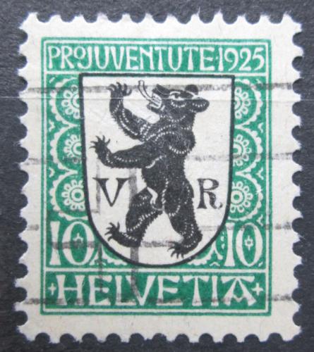 Poštová známka Švýcarsko 1925 Znak Appenzell-Außerrhoden, Pro Juventute Mi# 215