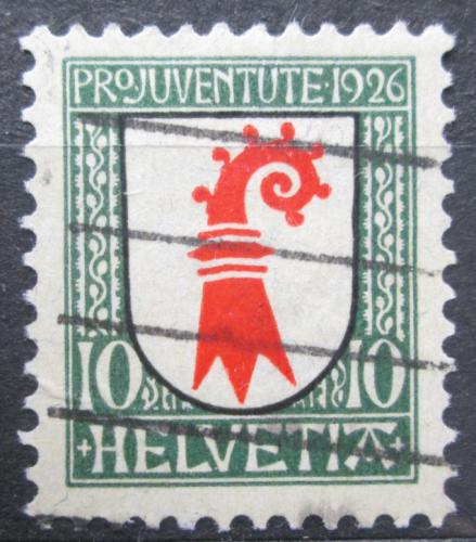 Poštová známka Švýcarsko 1926 Znak Basel Land, Pro Juventute Mi# 219