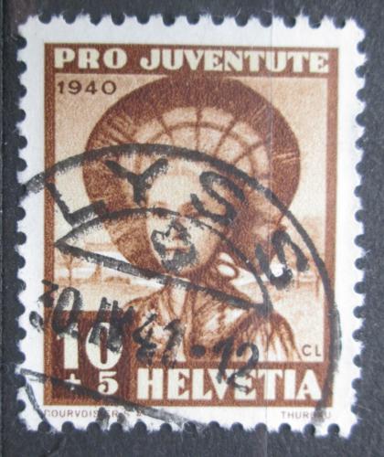 Poštová známka Švýcarsko 1940 ¼udový kroj, Pro Juventute Mi# 374