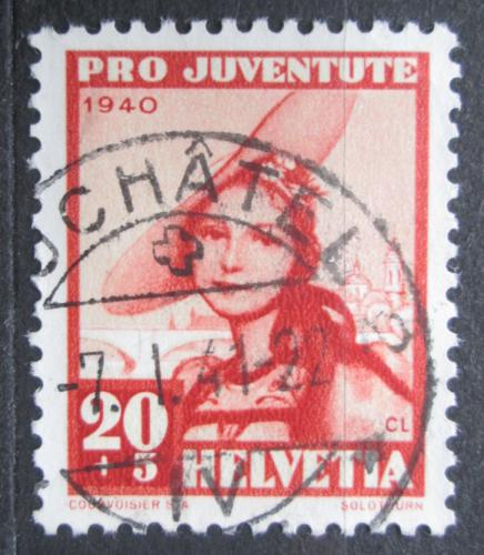 Poštová známka Švýcarsko 1940 ¼udový kroj, Pro Juventute Mi# 375