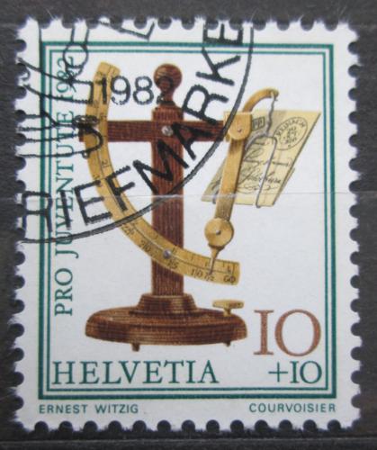 Poštová známka Švýcarsko 1982 Stará váha na dopisy, Pro Juventute Mi# 1236