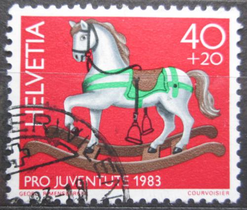 Poštová známka Švýcarsko 1983 Houpací kùò, Pro Juventute Mi# 1261
