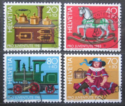 Poštové známky Švýcarsko 1983 Hraèky, Pro Juventute Mi# 1260-63